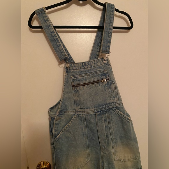 Two tone Jean overalls - Picture 2 of 5